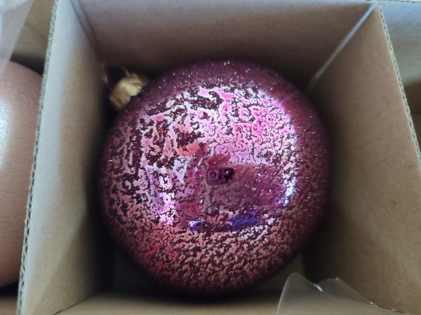 Шар елочный стекл. 8 см, [118]